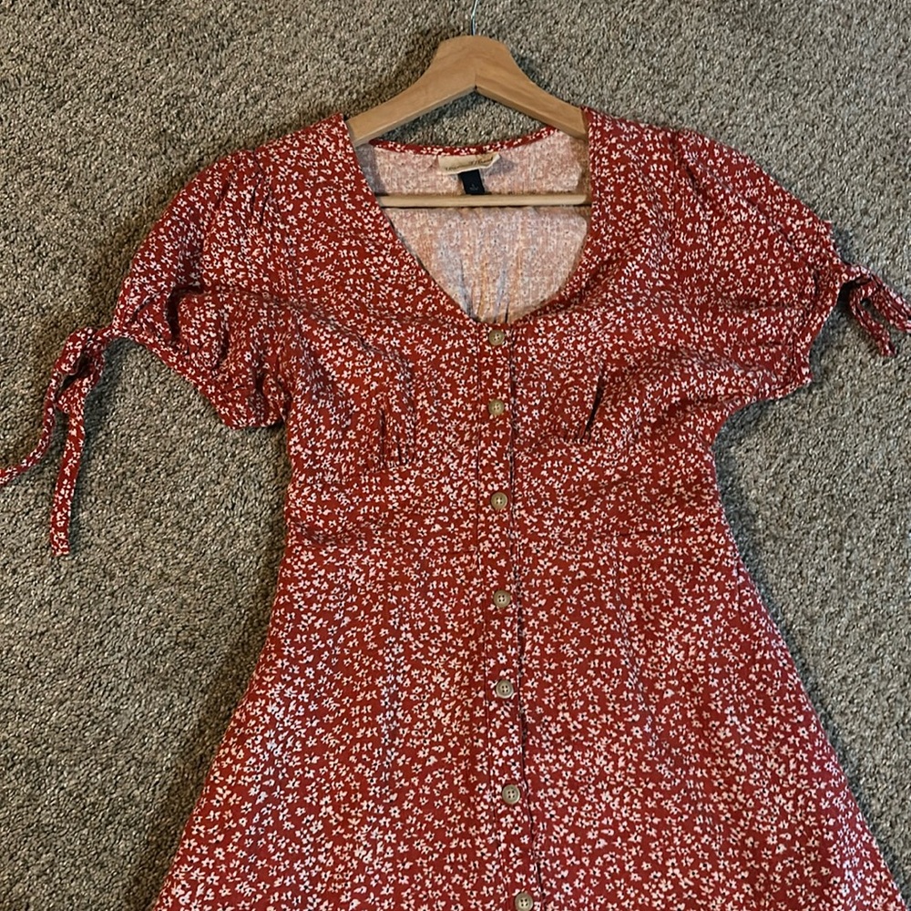 Button up dress with pockets